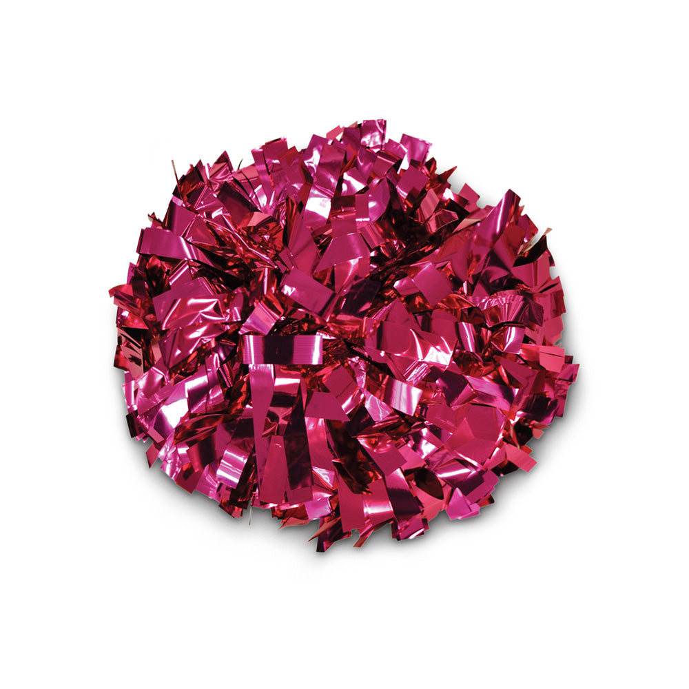 Hot Pink Metallic Pom