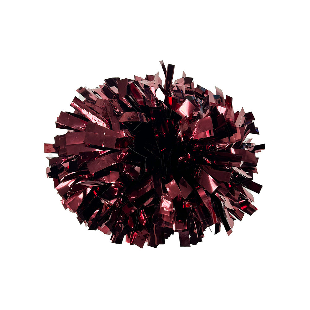 Maroon Metallic Pom