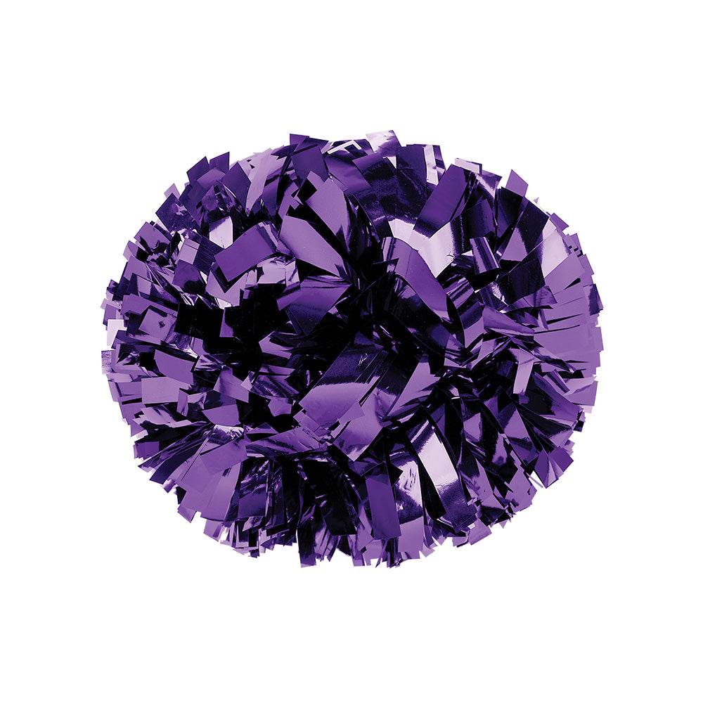 Purple Metallic Pom