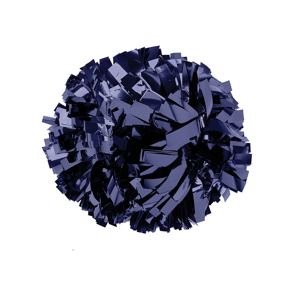 Navy Metallic Pom