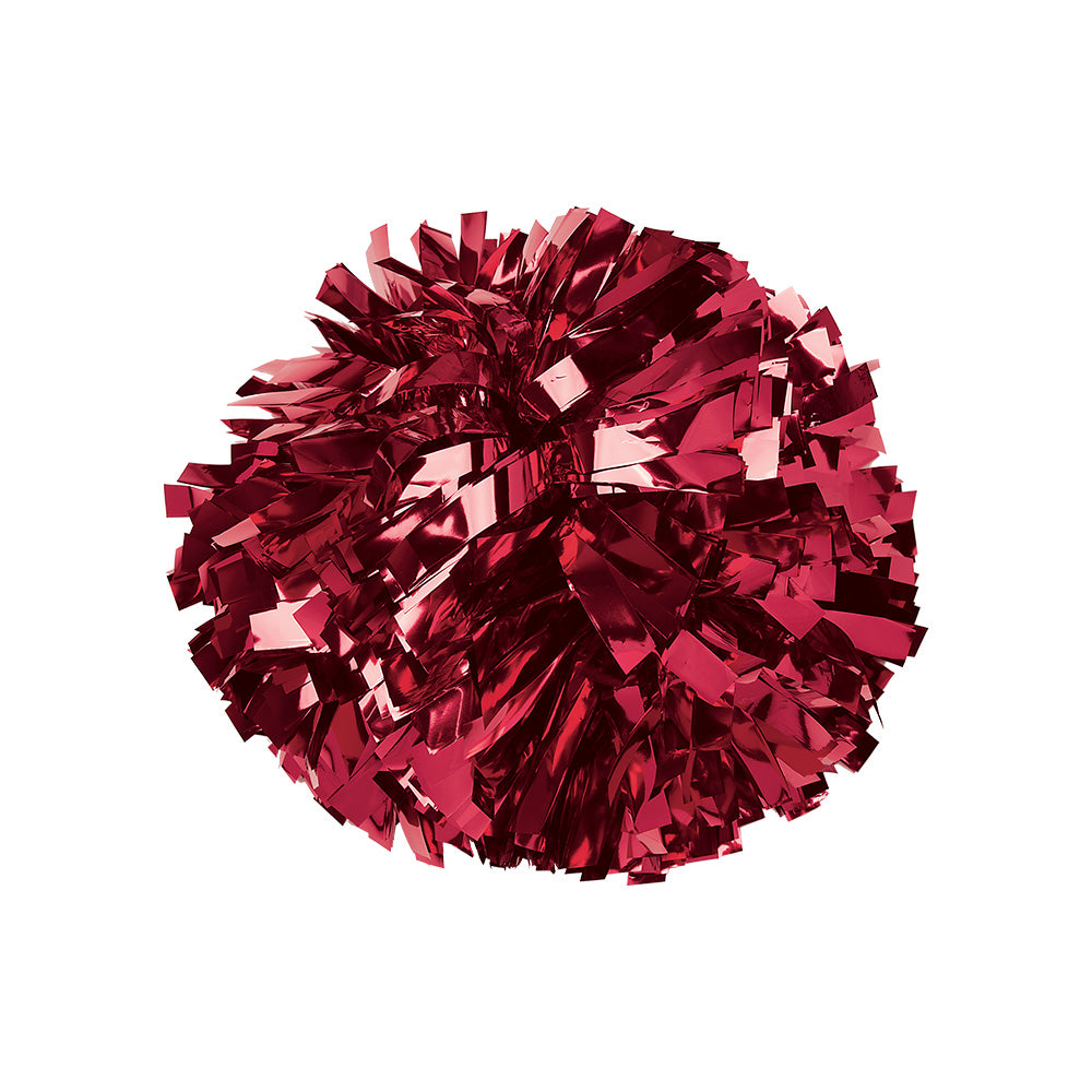 Red Metallic Pom