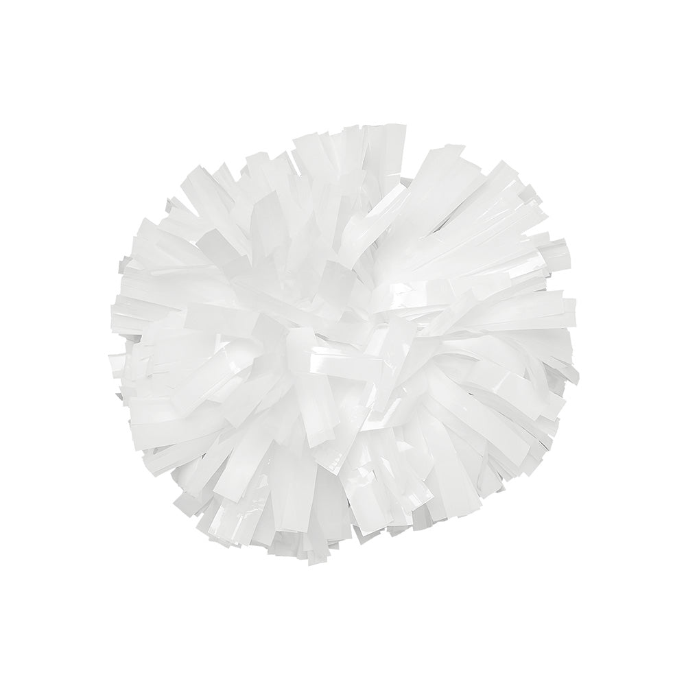 White Metallic Pom